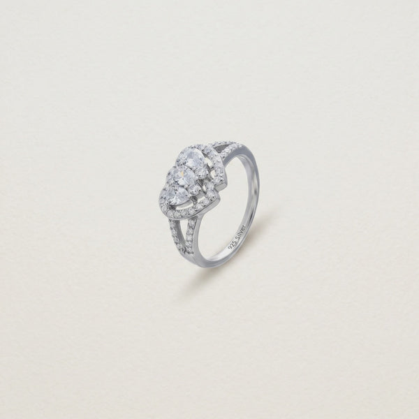 925 Silver Trilight Crown Ring