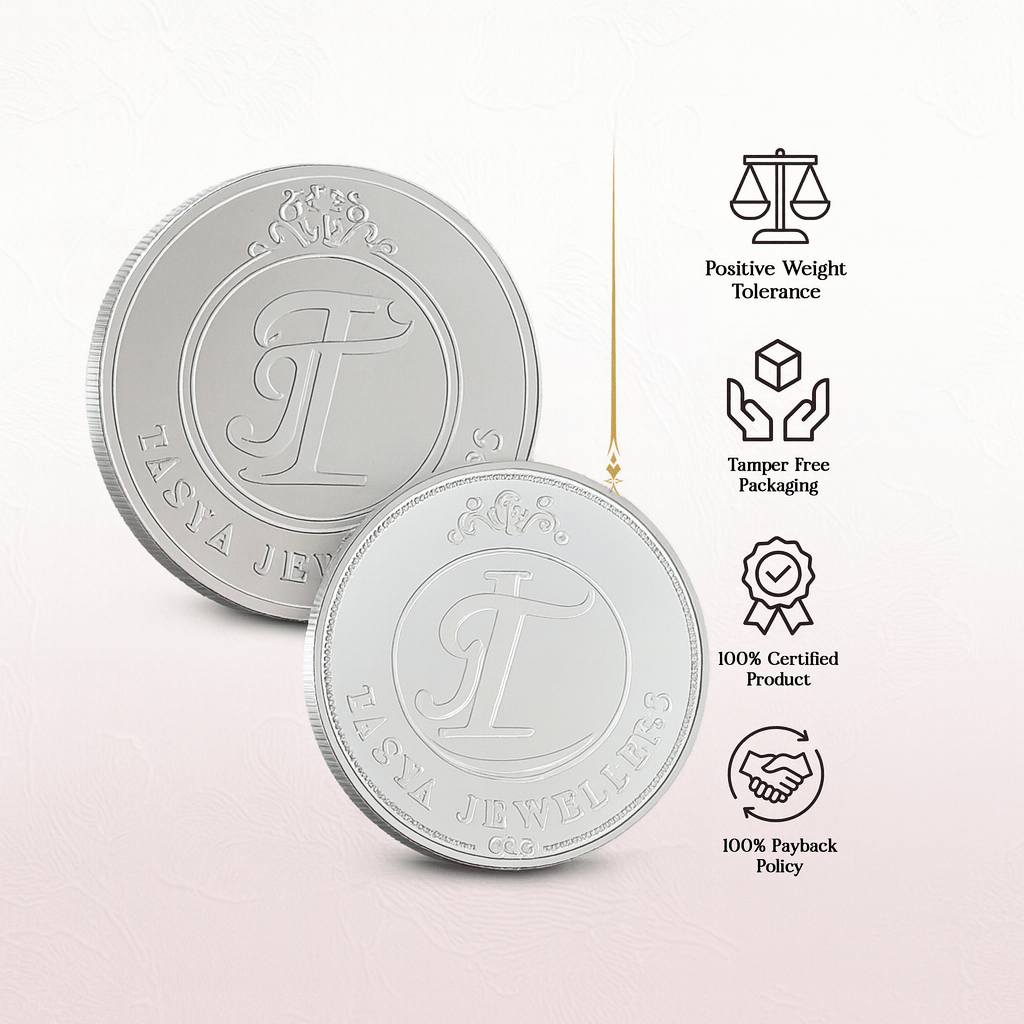 999 Pure Silver 5g Tassya Coin - 925 sterling silver silver coin by Tassya Silver
