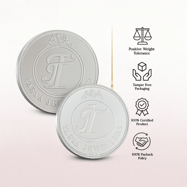 999 Pure Silver 5g Tassya Coin - 925 sterling silver silver coin by Tassya Silver