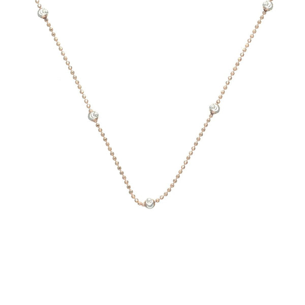 925 Silver Rose Gold Dainty Chain Pendant