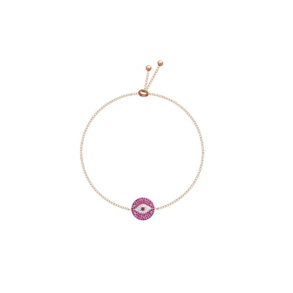 925 Silver Rosegold Blush Aura Bracelet