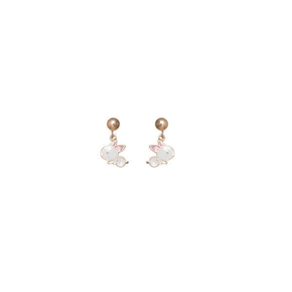 925 Silver Rose Gold Bunny Bliss Baby Drops