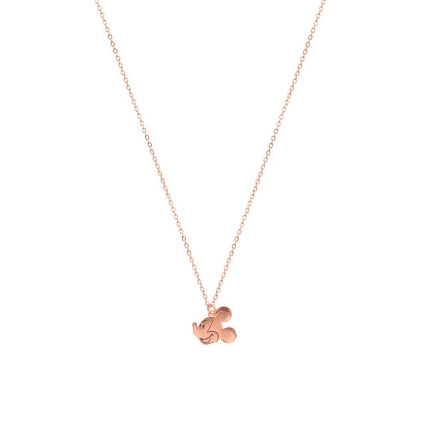 925 Silver Rosegold Iconic Mickey Chain Pendant
