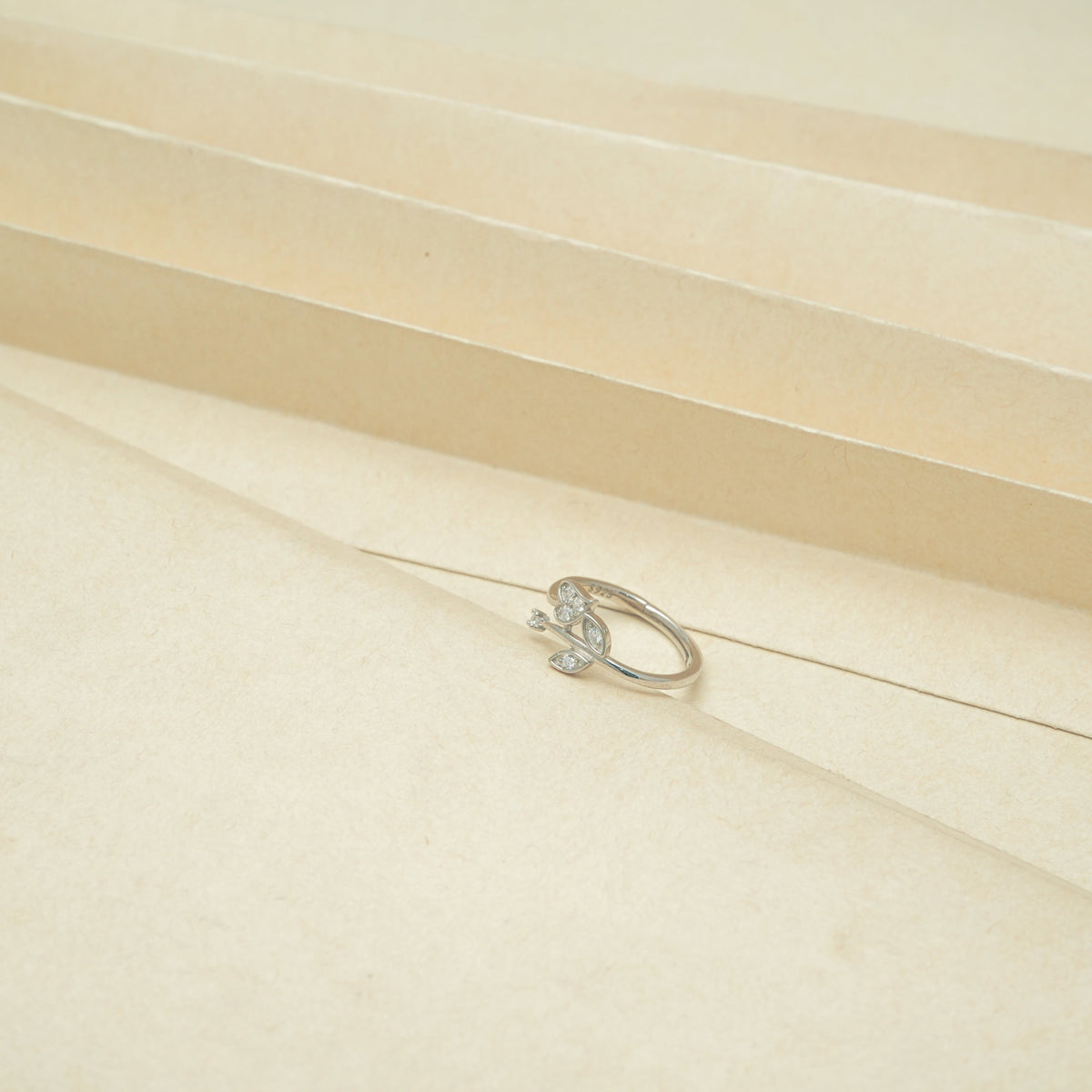 925 Silver Airy Butterfly Ring - 925 sterling silver ring by Tassya Silver