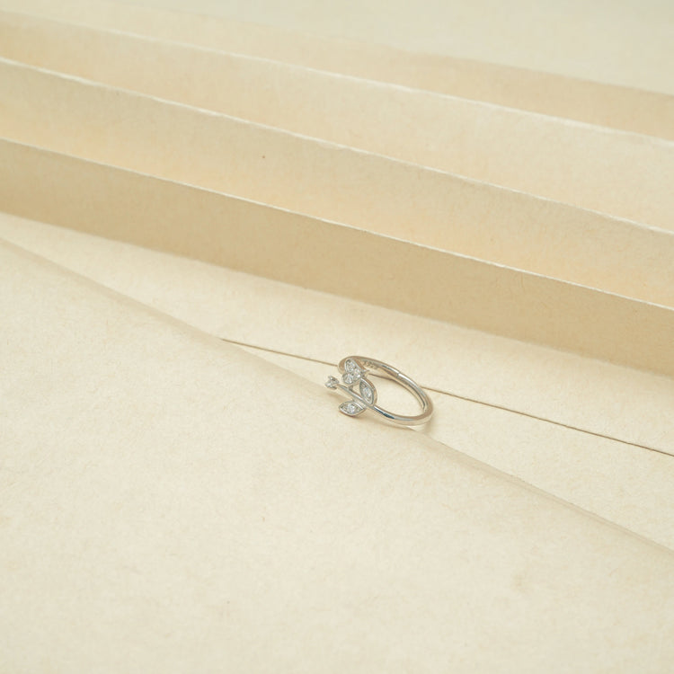 925 Silver Airy Butterfly Ring - 925 sterling silver ring by Tassya Silver