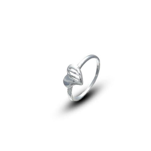925 Silver Amour Heart Ring - 925 sterling silver ring by Tassya Silver