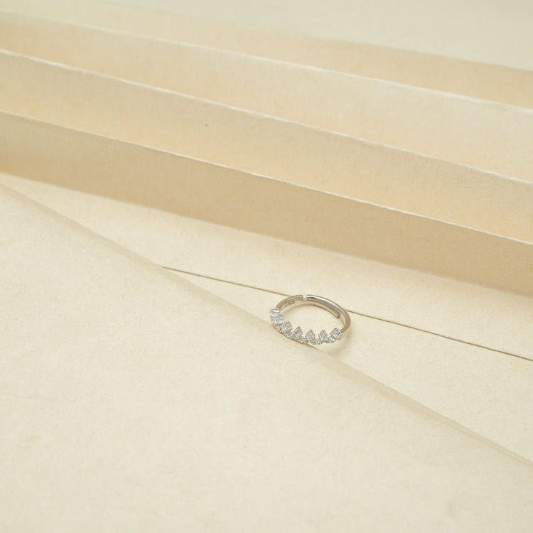 925 Silver Aura Band Ring - 925 sterling silver ring by Tassya Silver