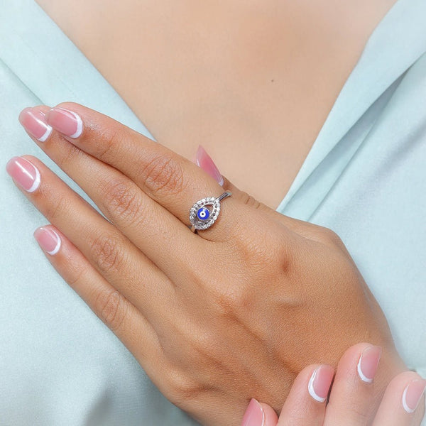 925 Silver Bloom Charm Ring