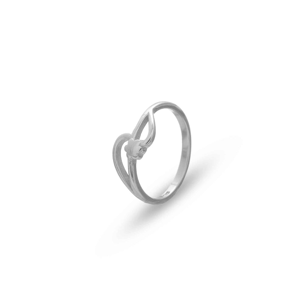 925 Silver Blossom Loop Ring - 925 sterling silver ring by Tassya Silver