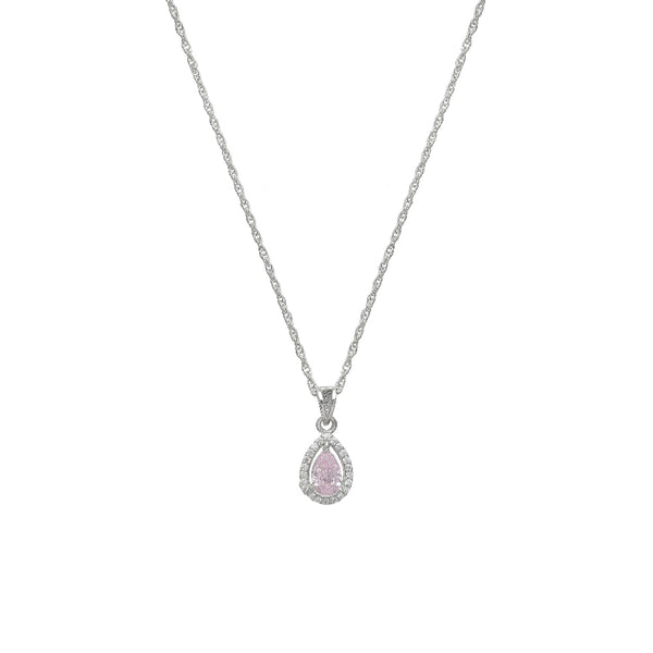 925 Silver Blush Drop Pendant
