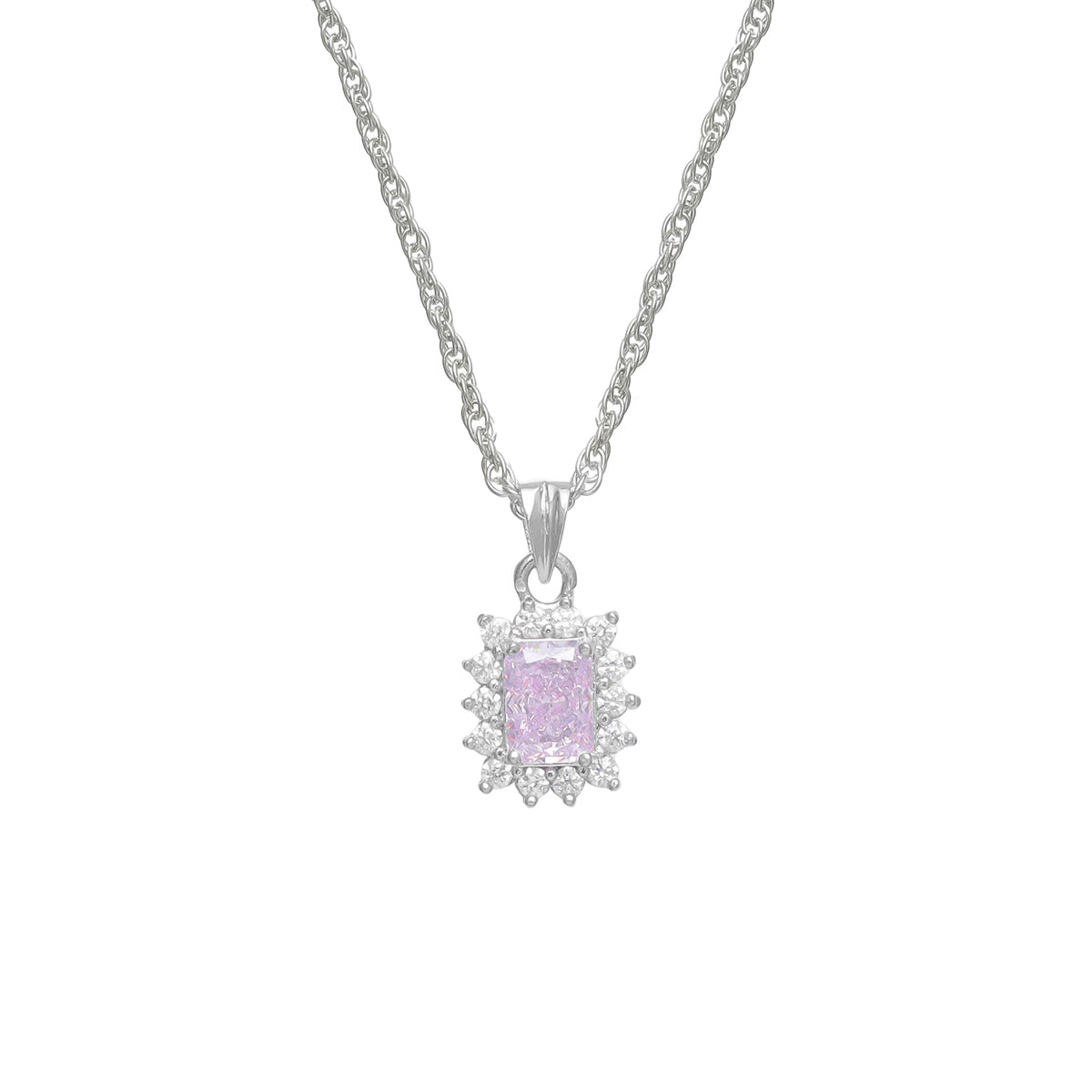 925 Silver Blush Radiance Pendant - 925 sterling silver pendant by Tassya Silver