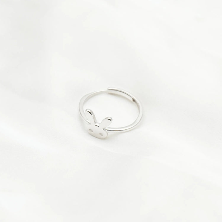 925 Silver Bunny Bliss Ring - 925 sterling silver ring by Tassya Silver