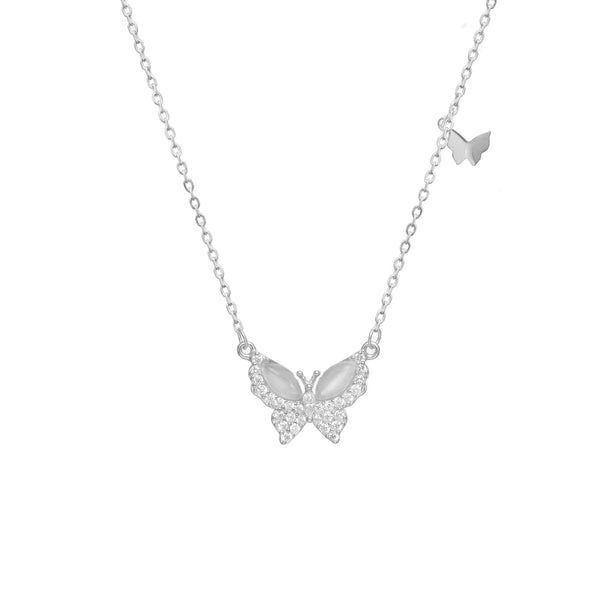 925 Silver Butterfly Chain Pendant