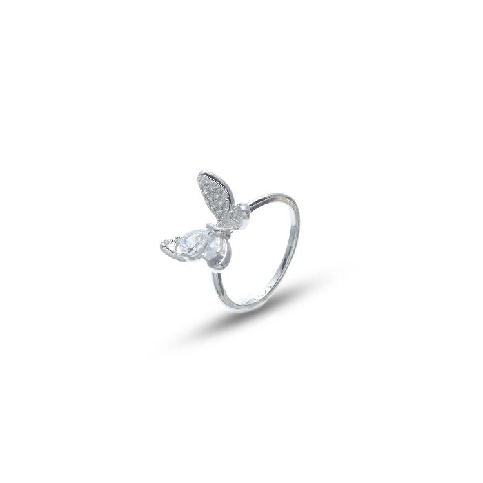 925 Silver Butterfly Elegance Ring - 925 sterling silver ring by Tassya Silver