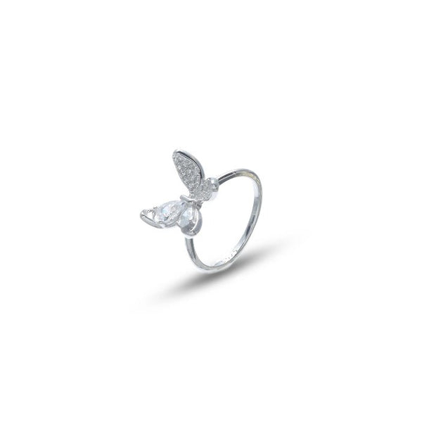 925 Silver Butterfly Elegance Ring