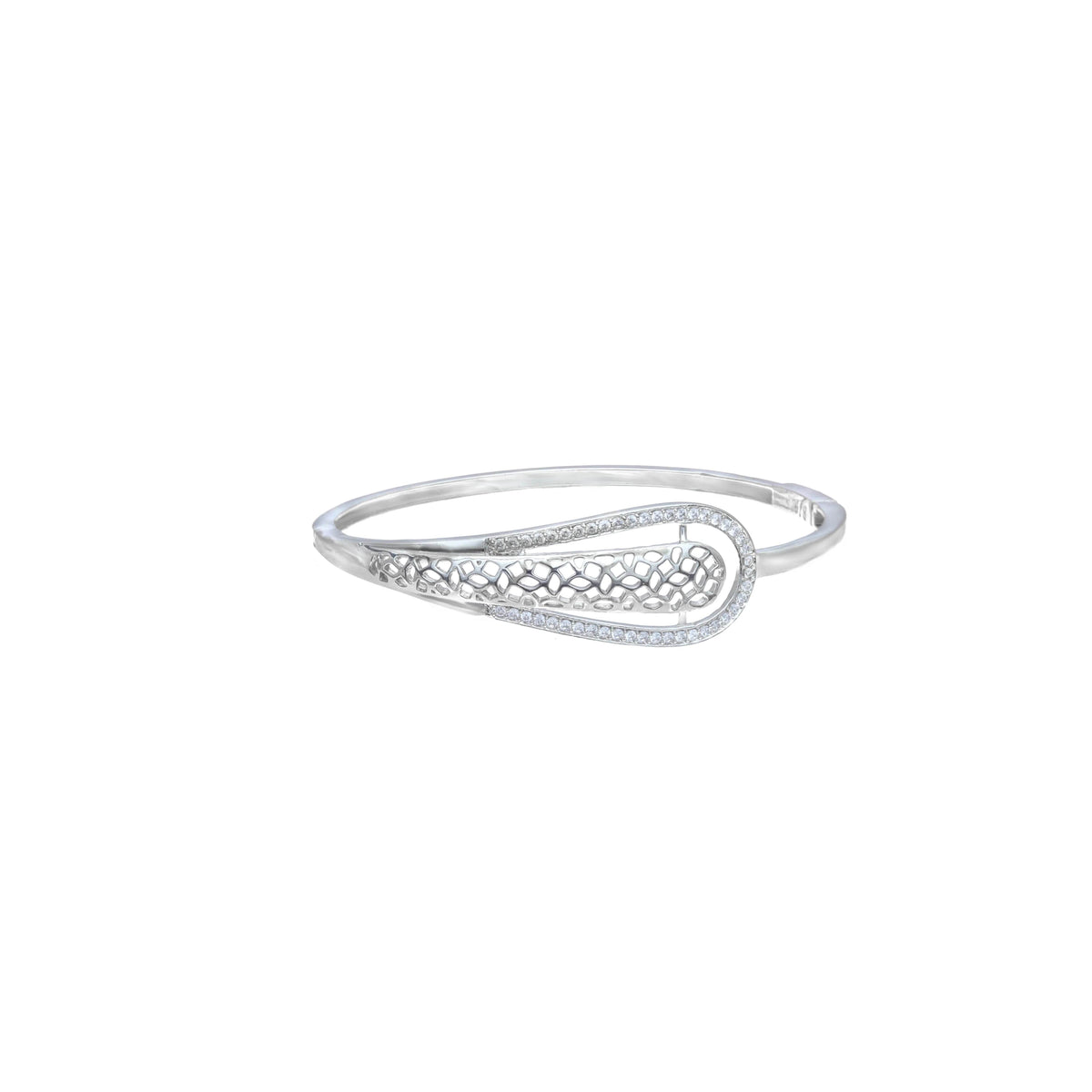 925 Silver Celestial Knots Kada - 925 sterling silver bracelet by Tassya Silver