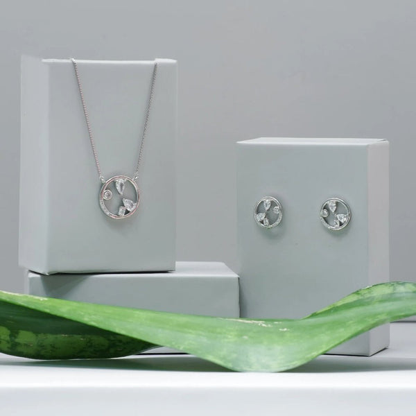 925 Silver Circle Chain Pendant Top