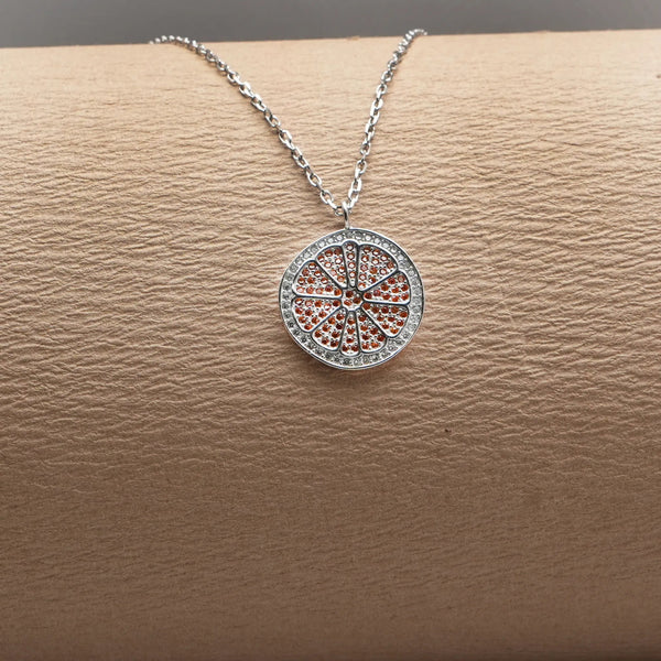 925 Silver Citrus Spark Pendant