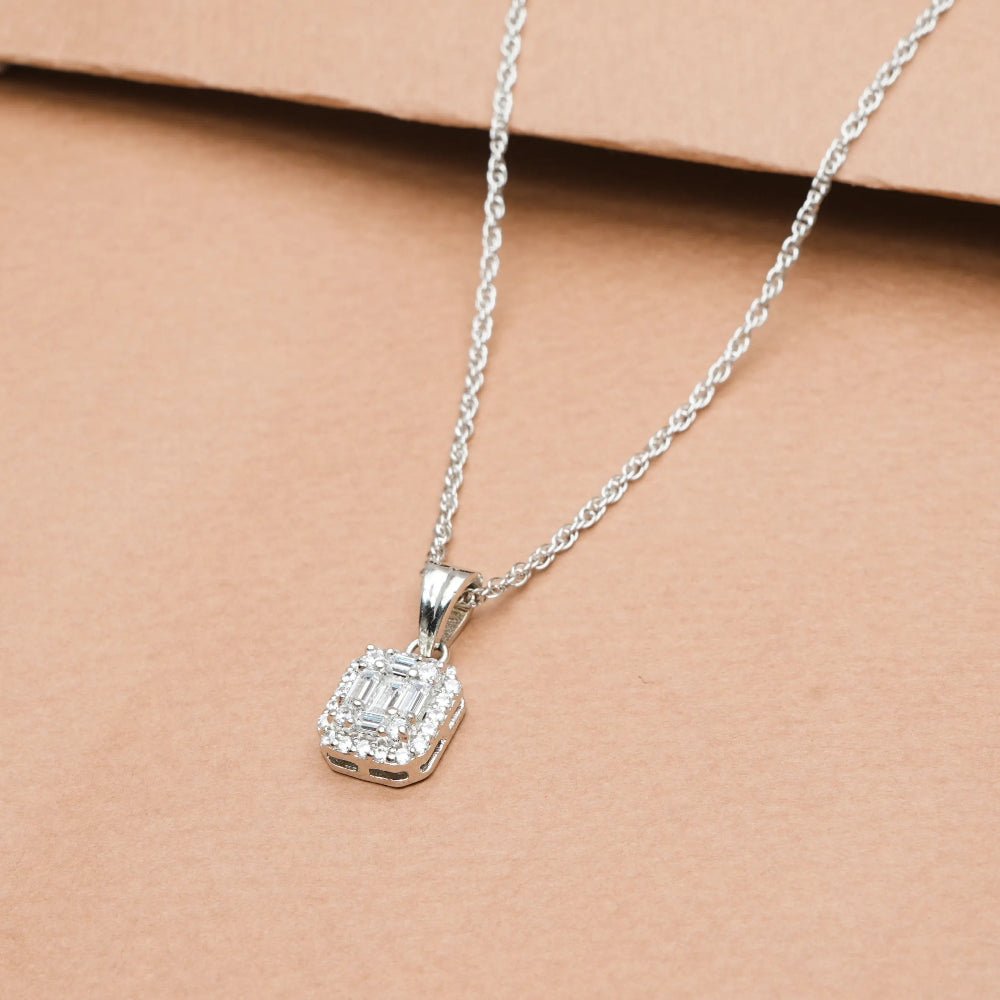 925 Silver Classic Ice Pendant - 925 sterling silver pendant by Tassya Silver