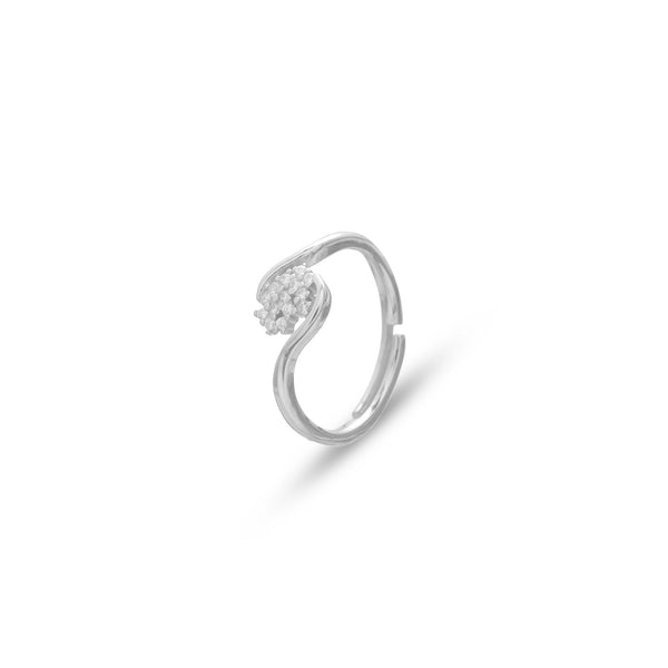 925 Silver Cloud Bud Minimal Ring