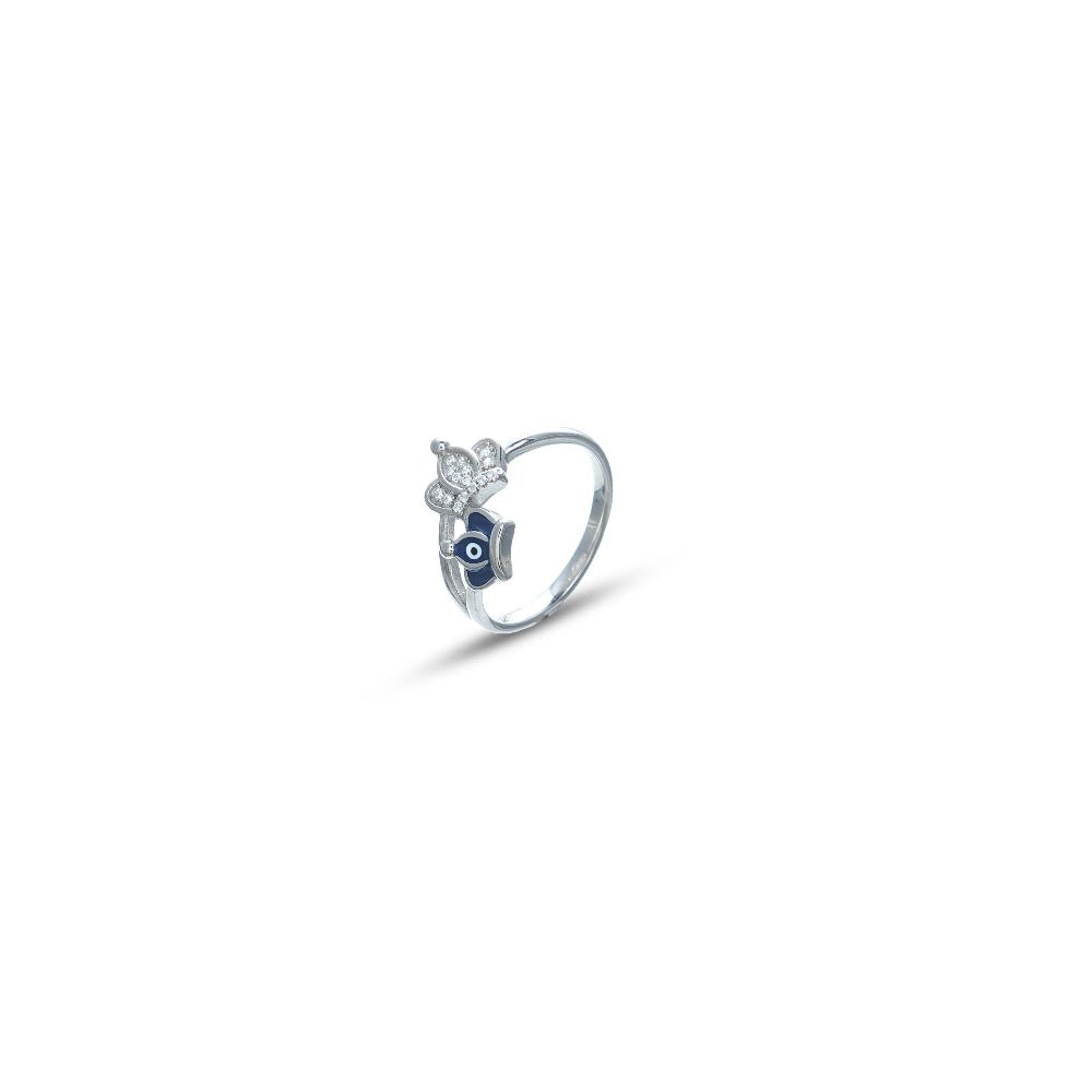 925 Silver Crown Eye Ring - 925 sterling silver ring by Tassya Silver