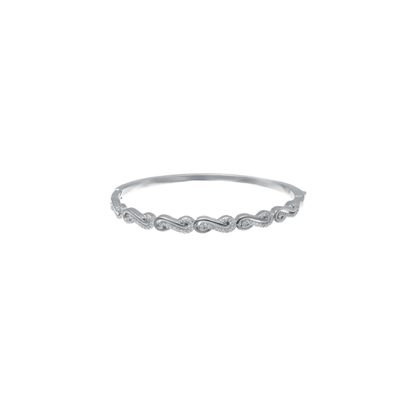 925 Silver Diamond Flow Kada
