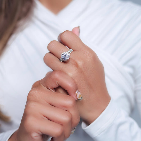 925 Silver Diamond Luxe Ring