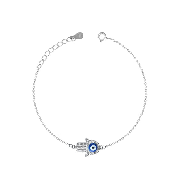 925 Silver Divine Hamsa Bracelet
