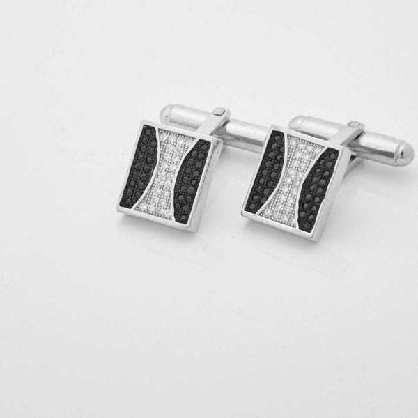 925 Silver Dual Tone Elegance Cufflinks