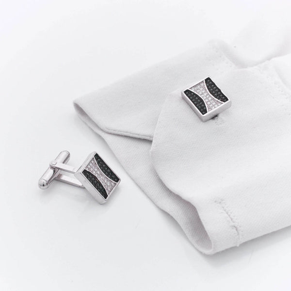 925 Silver Dual Tone Elegance Cufflinks