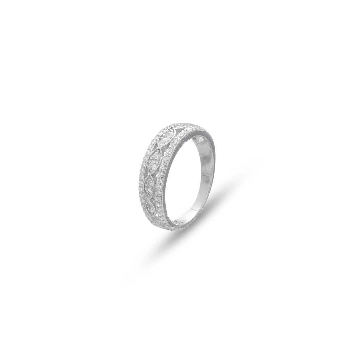 925 Silver Eden Loop Ring - 925 sterling silver ring by Tassya Silver