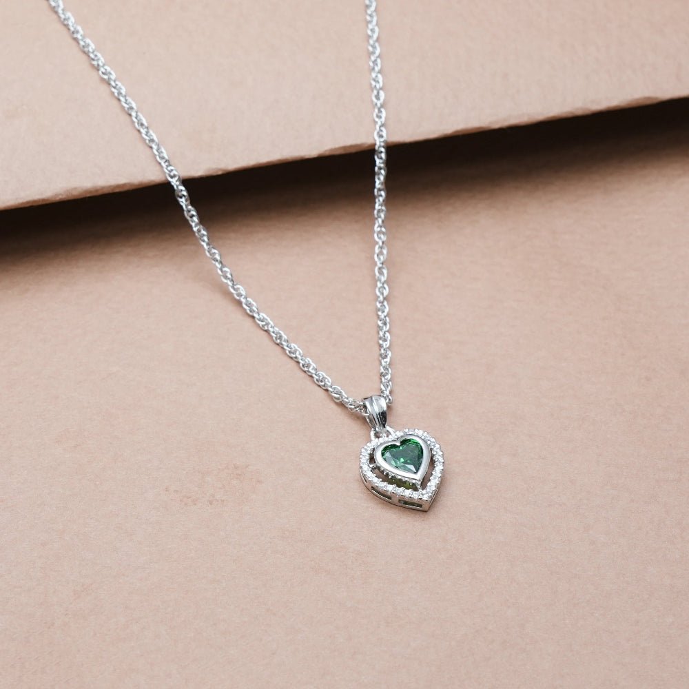 925 Silver Enchanted Heart Pendant - 925 sterling silver pendant by Tassya Silver