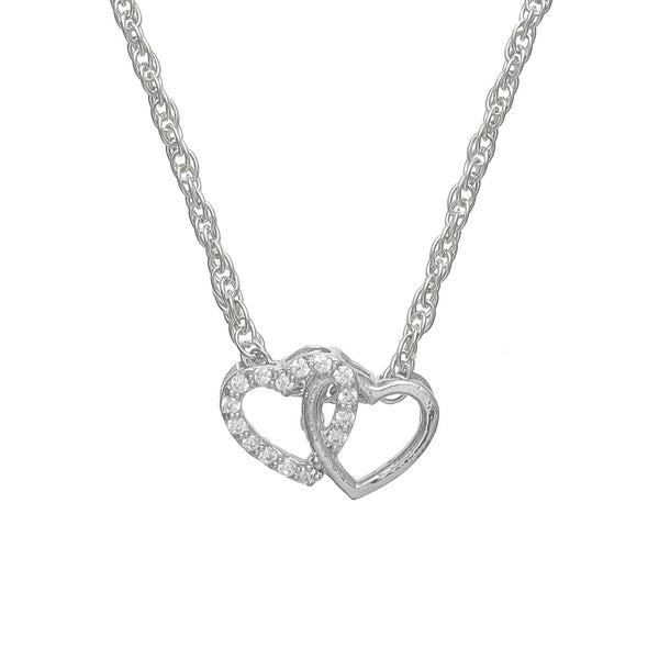 925 Silver Eternal Hearts Pendant