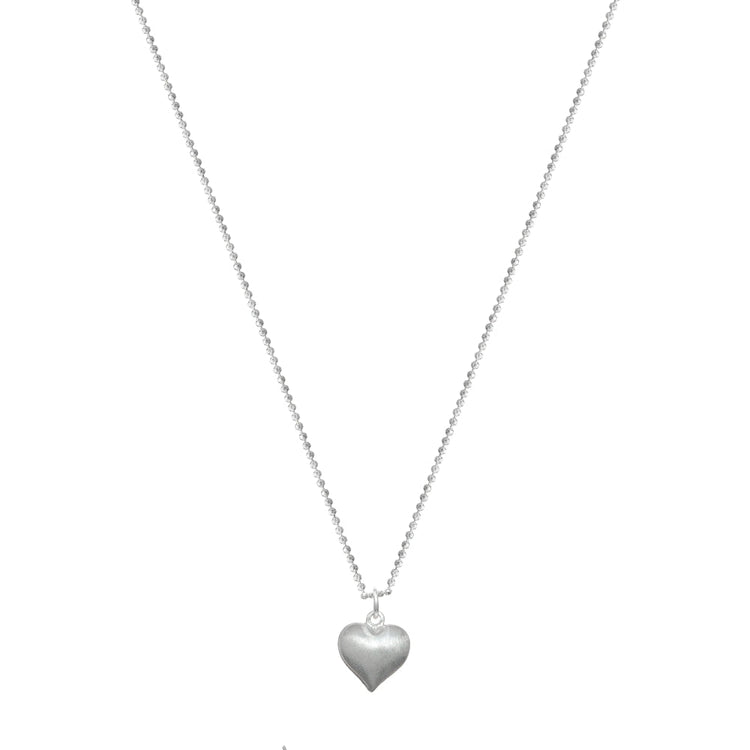 925 Silver Eternal Love Heart Chain Pendant - 925 sterling silver pendant by Tassya Silver
