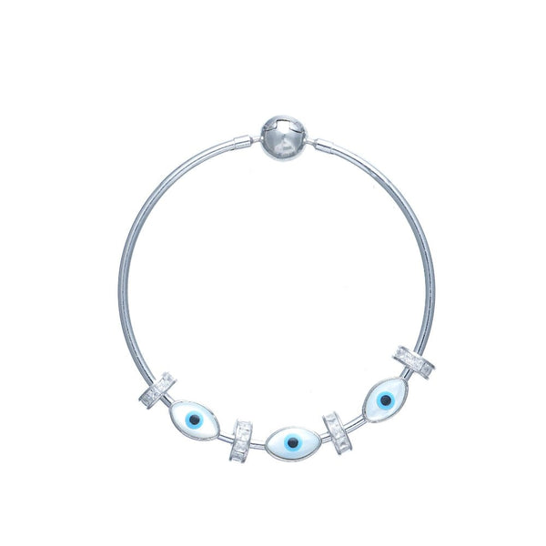 925 Silver Eye Gleam Kada