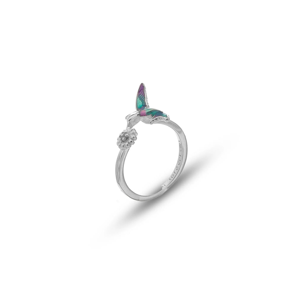 925 Silver Flutter Bloom Ring - 925 sterling silver ring by Tassya Silver