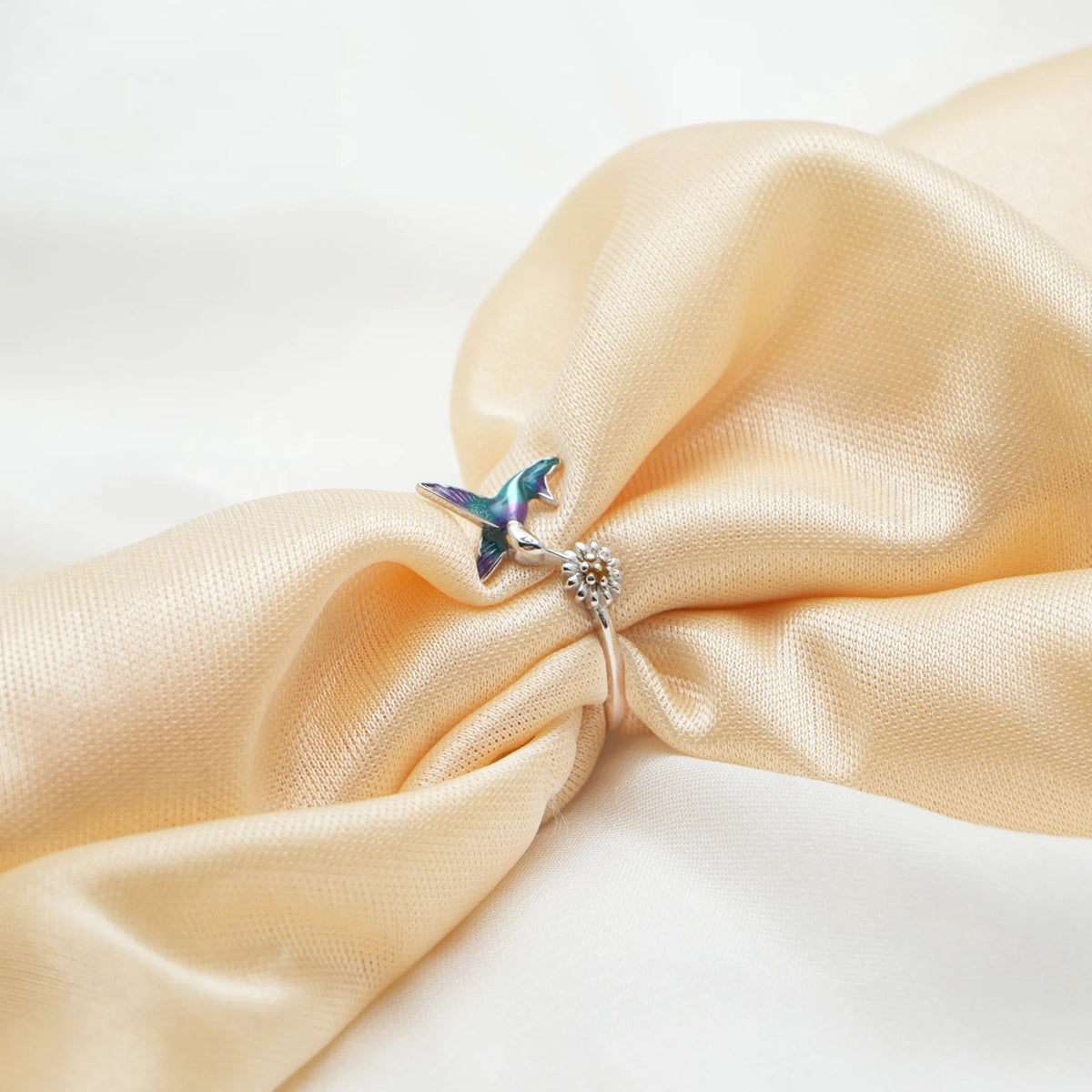 925 Silver Flutter Bloom Ring - 925 sterling silver ring by Tassya Silver