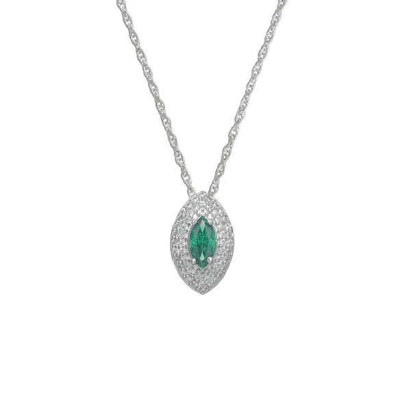 925 Silver Green Envy Gleam Pendant