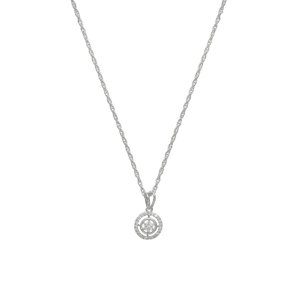 925 Silver Halo Spark Pendant