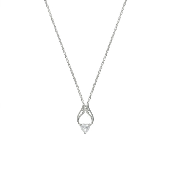 925 Silver Heart Glow Pendant