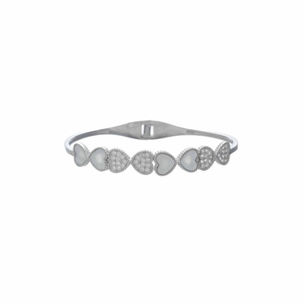 925 Silver Heart Harmony Kada