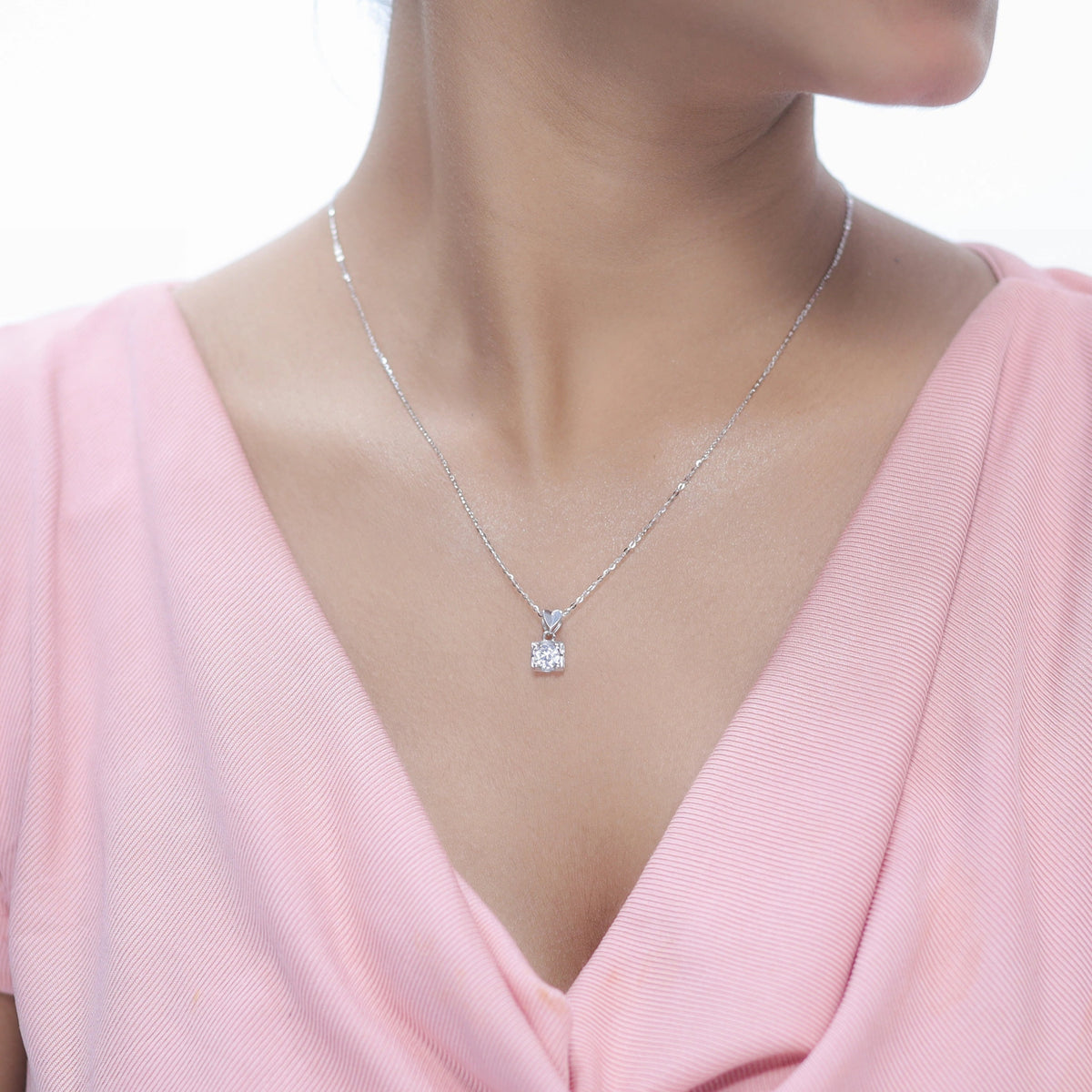 925 Silver Heart’s Desire Chain Pendant - 925 sterling silver pendant by Tassya Silver