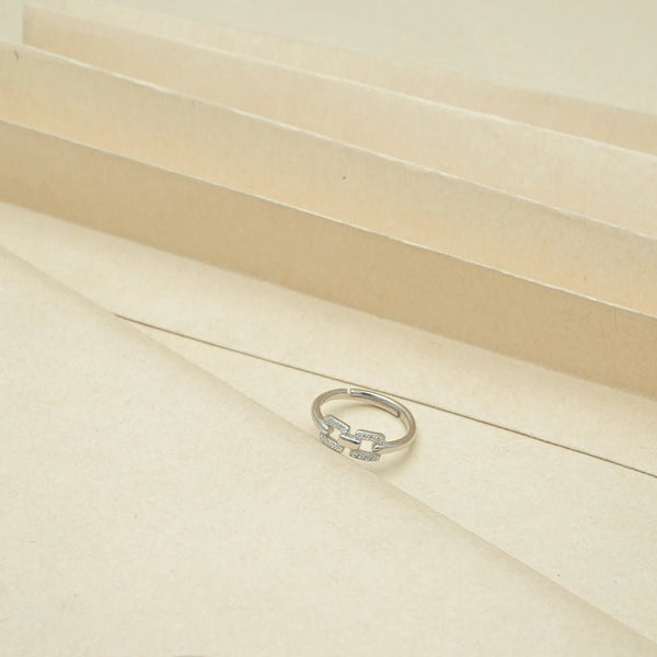 925 Silver Intertwined Ring