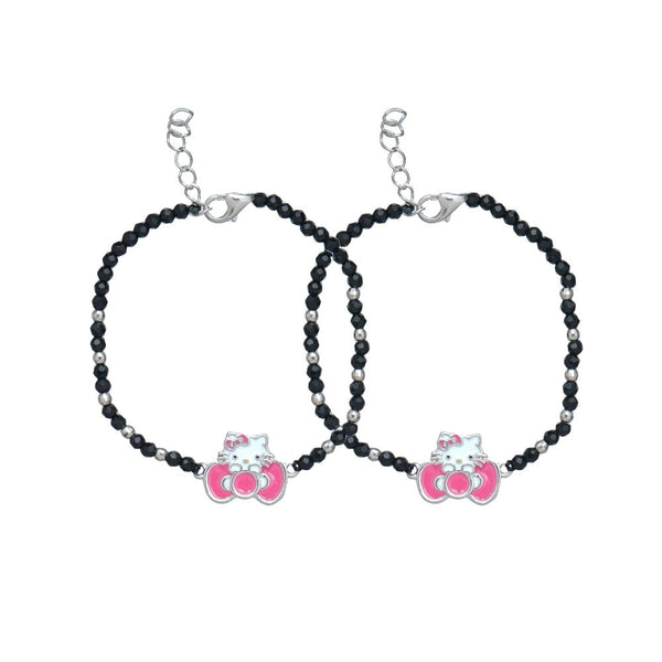 925 Silver Kitty Bow Bracelet