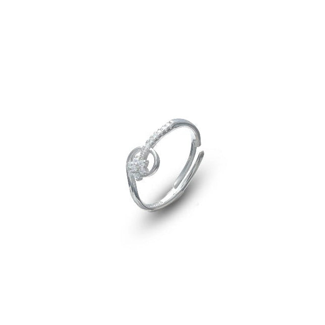 925 Silver Knot of Love Ring - 925 sterling silver ring by Tassya Silver