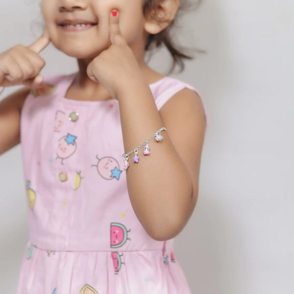 925 Silver Lavender Dreams Kada