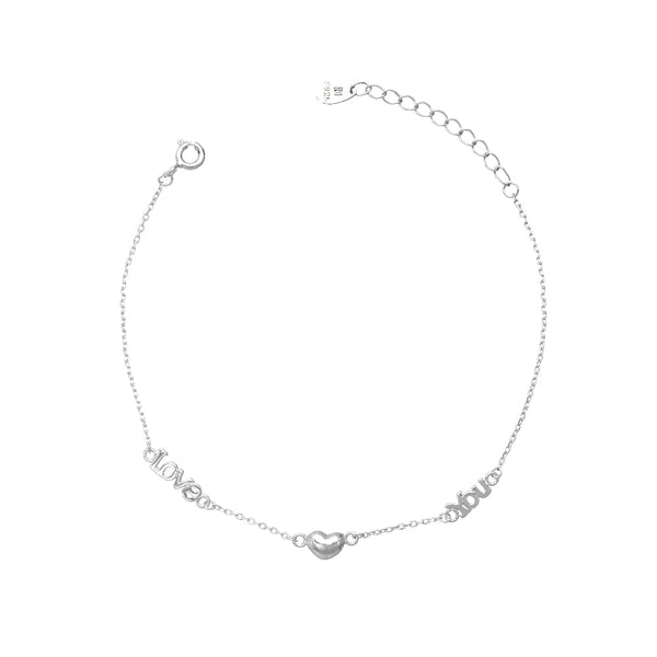 925 Silver Love You Forever Bracelet