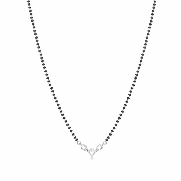925 Silver Love’s Embrace Mangalsutra - 925 sterling silver mangalsutra by Tassya Silver