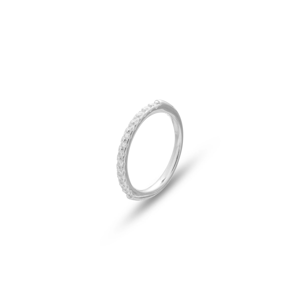 925 Silver Lumi Line Minimal Ring - 925 sterling silver ring by Tassya Silver