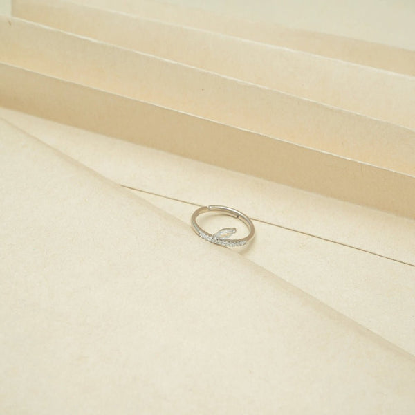 925 Silver Marquise Spark Ring